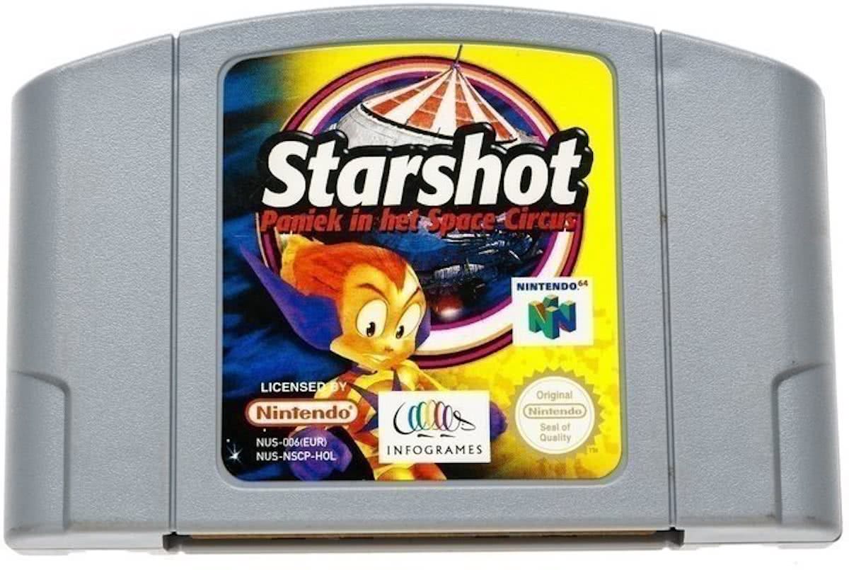 Starshot Paniek in het Space Circus - Nintendo 64 [N64] Game PAL